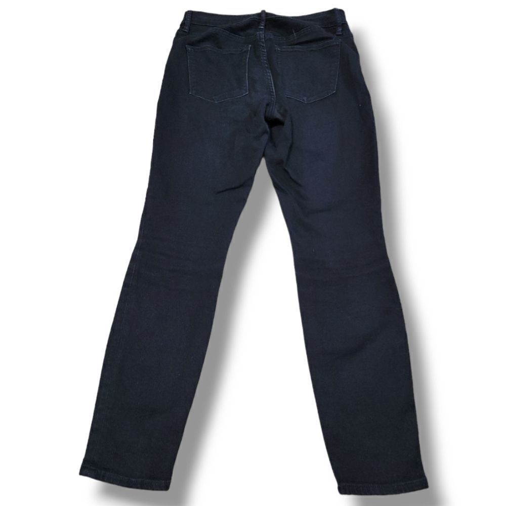 Gap Jeans Size 28R W28xL28 GAP 1969 Curvy True Skinny Jeans Stretch Black Denim - Picture 3 of 6